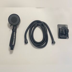 Black Shower Head with Hose